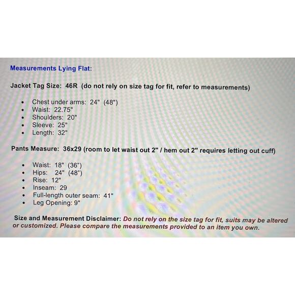 Ermenegilzo Zegna Trofeo Mens 46R 36x29 ROMA Gray Stripe Flannel Suit 3/2 Roll - Picture 8 of 16